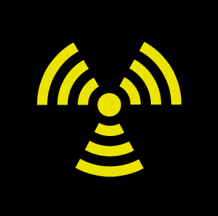 Icono radiación electromagnética